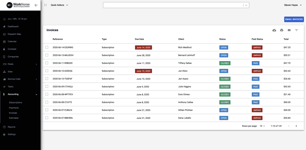 WorkHorseSCS-Invoicing
