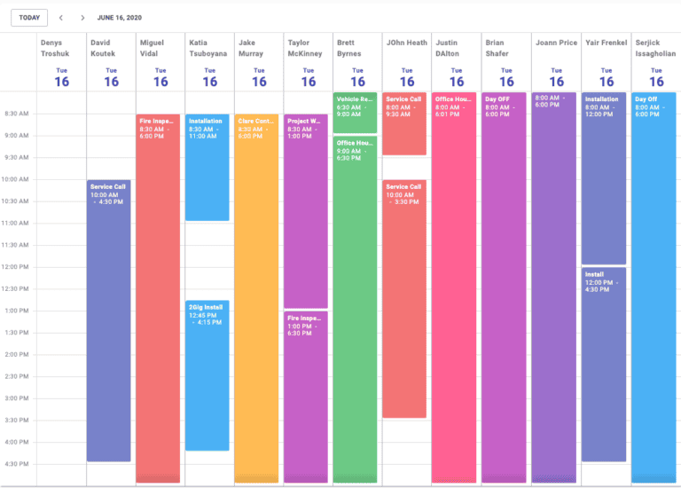 WorkHorseSCS-Scheduling