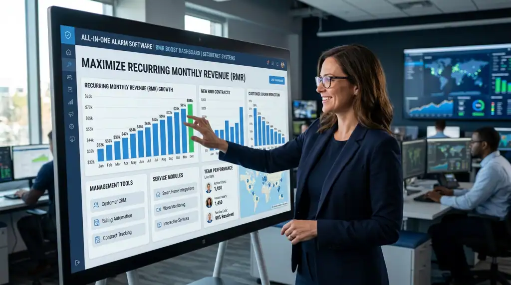 All-in-One Alarm Software Boosts Recurring Monthly Revenue