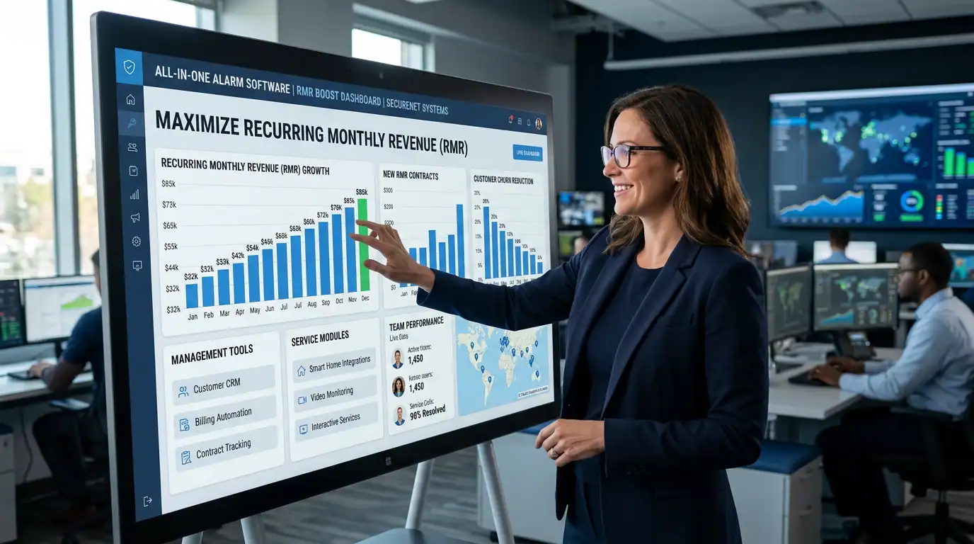 All-in-One Alarm Software Boosts Recurring Monthly Revenue